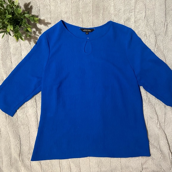 Gorgeous Royal Blue Blouse - Picture 8 of 8